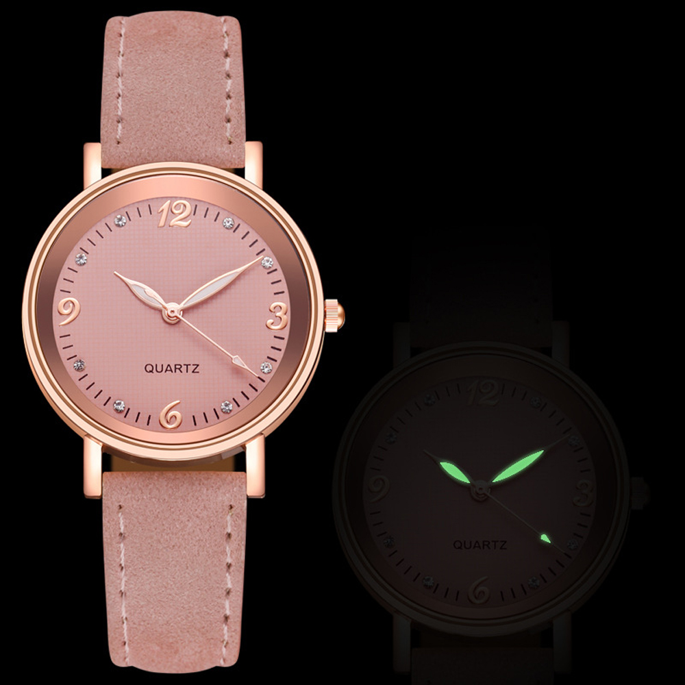 Vintage Watch Crystal - 여성용 아날로그 쿼츠 손목시계, 심플한 빈티지