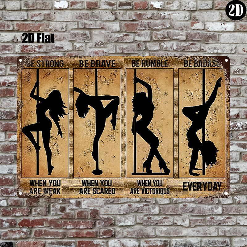 Vintage Collectible Signs - 직사각형 빈티지 금속 틴 사인 폴