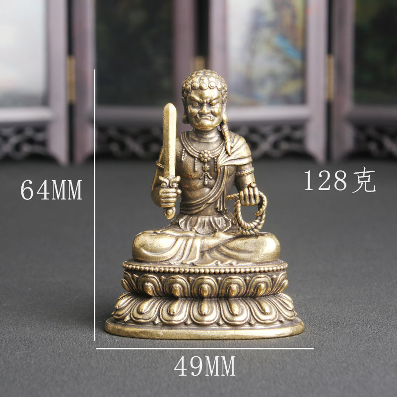 Vintage Collectible Ornaments - 빈티지 황동 불도 미우 불상 데스크탑