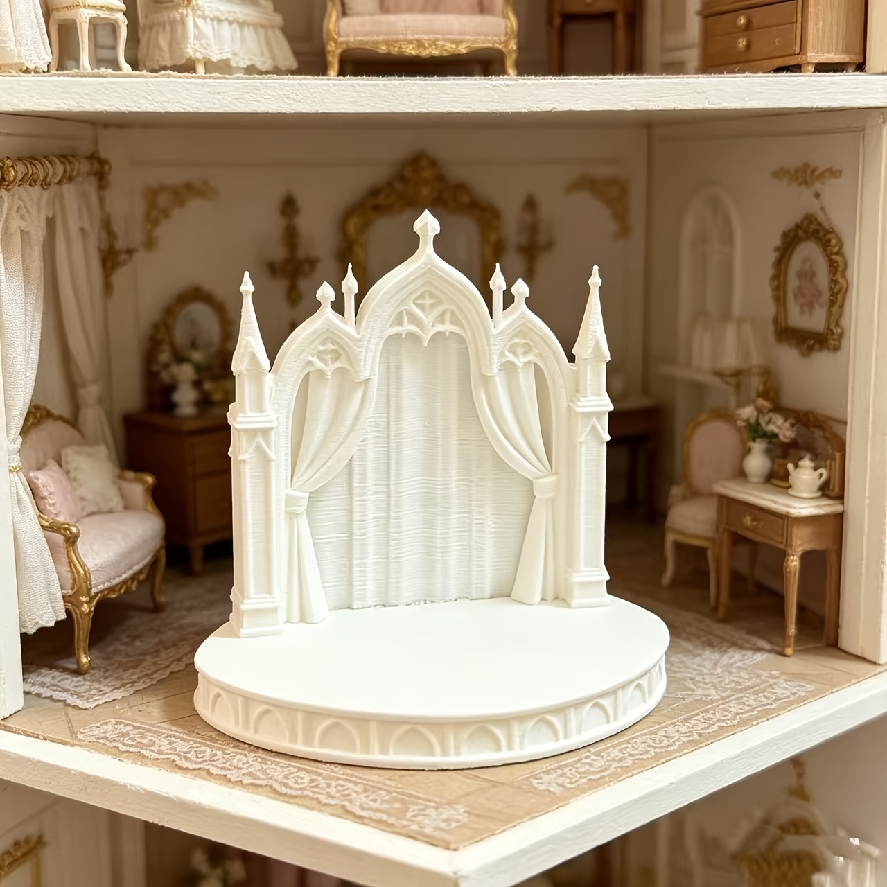 고딕 성 디오라마 플랫폼 DIY 미니어처 피규어 장식  - Vintage Collectible Dolls 리뷰 및 가격