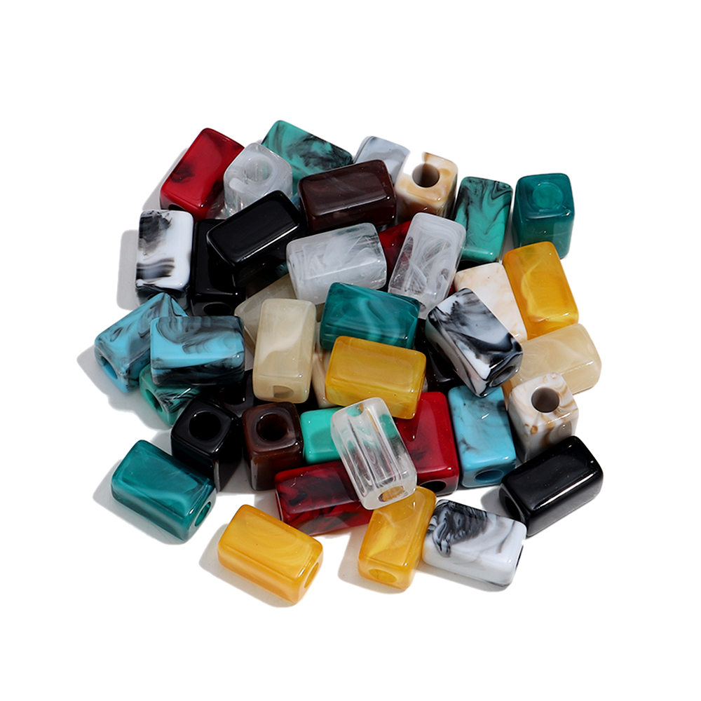 20개 대리석 색상 레진 기하학적 루즈 비즈 아크릴 직 - Vintage Collectible Marbles 리뷰 및 가격