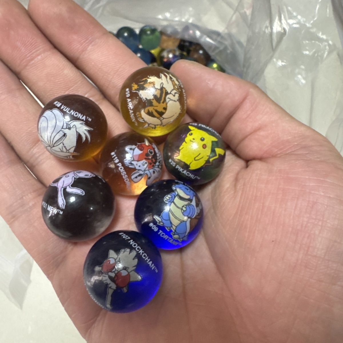 공식 포켓몬 대량 상품, 1세대 구슬, 희귀 빈티지 재 - Vintage Collectible Marbles 리뷰 및 가격