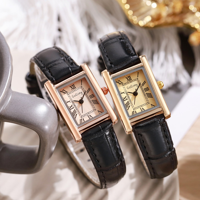 빈티지 여성용 시계(작은 직사각형 벨트 포함) 및 여성 - Vintage Watch Crystal 리뷰 및 가격