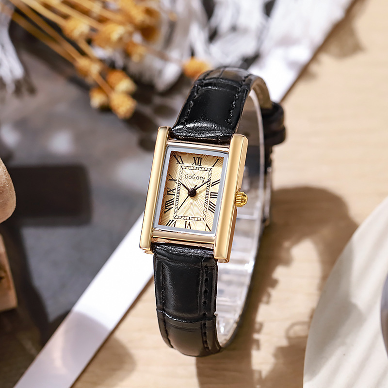빈티지 여성용 시계(작은 직사각형 벨트 포함) 및 여성 - Vintage Watch Crystal 리뷰 및 가격