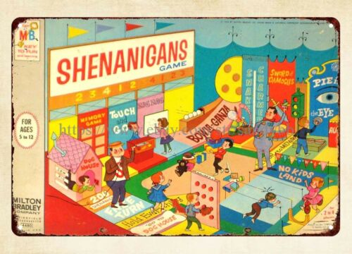 Shenanigans 보드 게임 1964 금속 주석 간 - Vintage And Collectible Stores 리뷰 및 가격