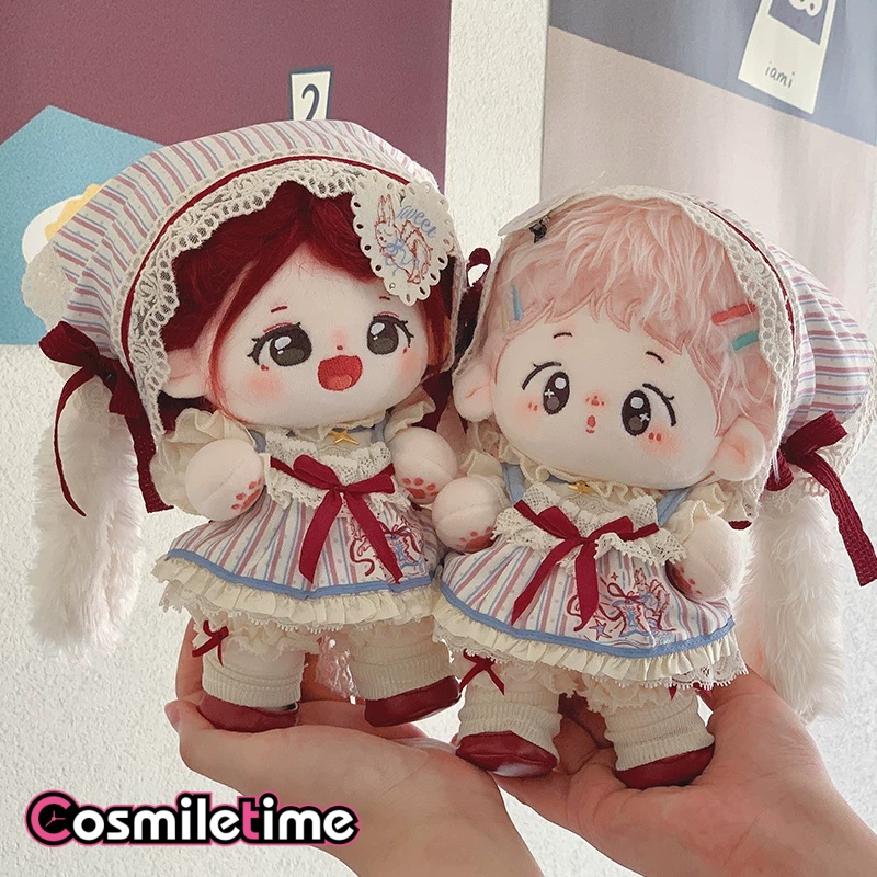 20cm 면 소재 인형 옷, 빈티지 스타일의 스트라이프 - Vintage Collectible Dolls For Sale 리뷰 및 가격