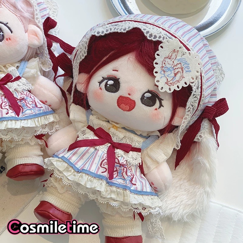 20cm 면 소재 인형 옷, 빈티지 스타일의 스트라이프 - Vintage Collectible Dolls For Sale 리뷰 및 가격