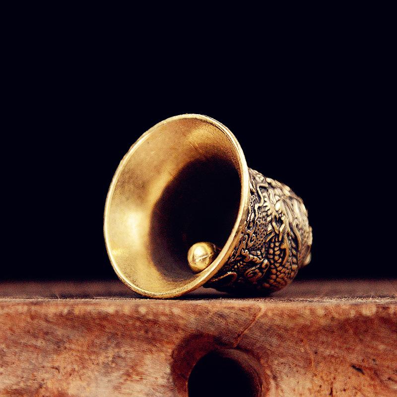 빈티지 황동 벨 새겨진 드래곤 토템 절묘한 공예품 교수 - Vintage Collectible Bells 리뷰 및 가격