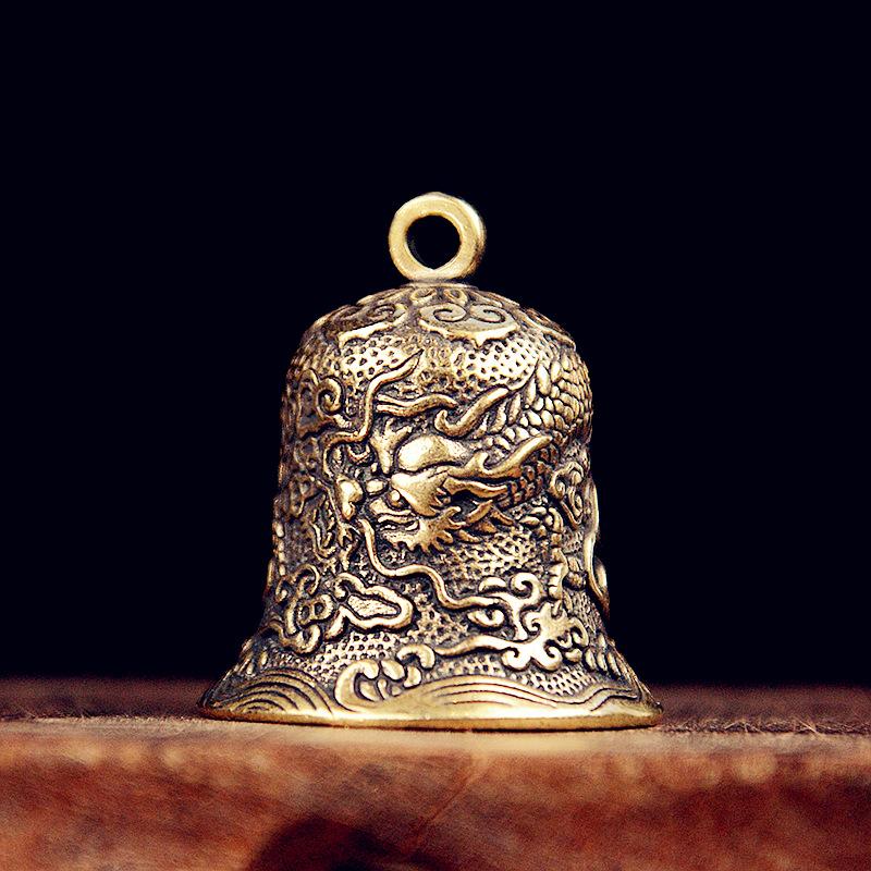 빈티지 황동 벨 새겨진 드래곤 토템 절묘한 공예품 교수 - Vintage Collectible Bells 리뷰 및 가격