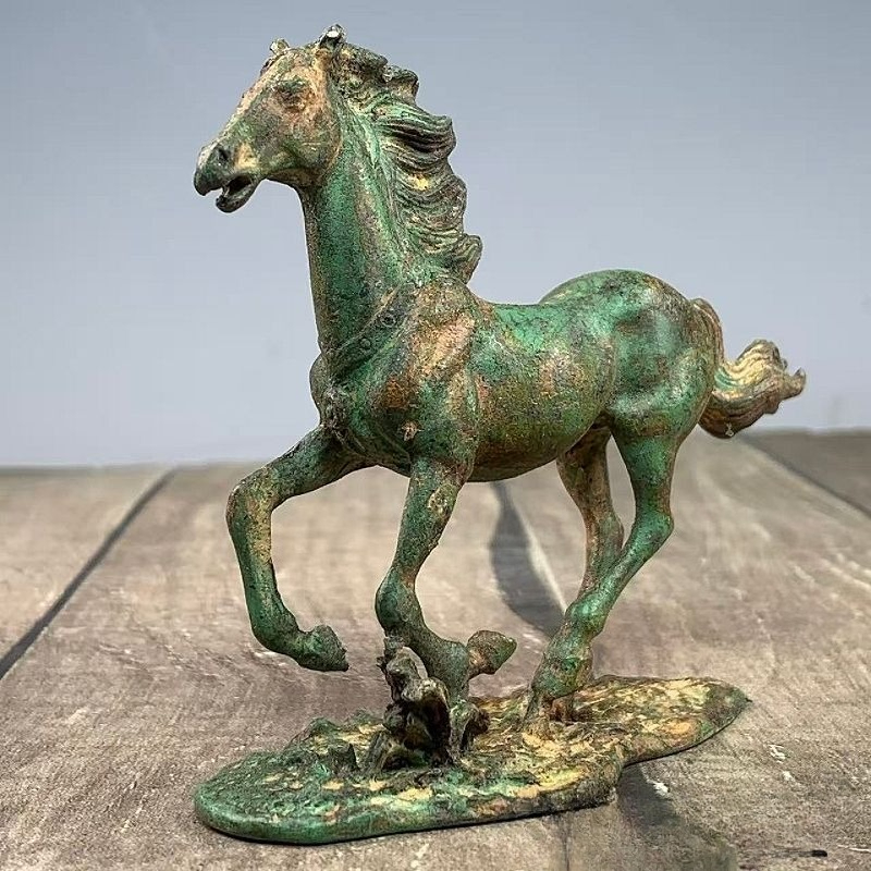 앤틱 조디악 말 조각상, 질주하는 말 피규어, 부의 풍 - Vintage Collectible Ornaments 리뷰 및 가격