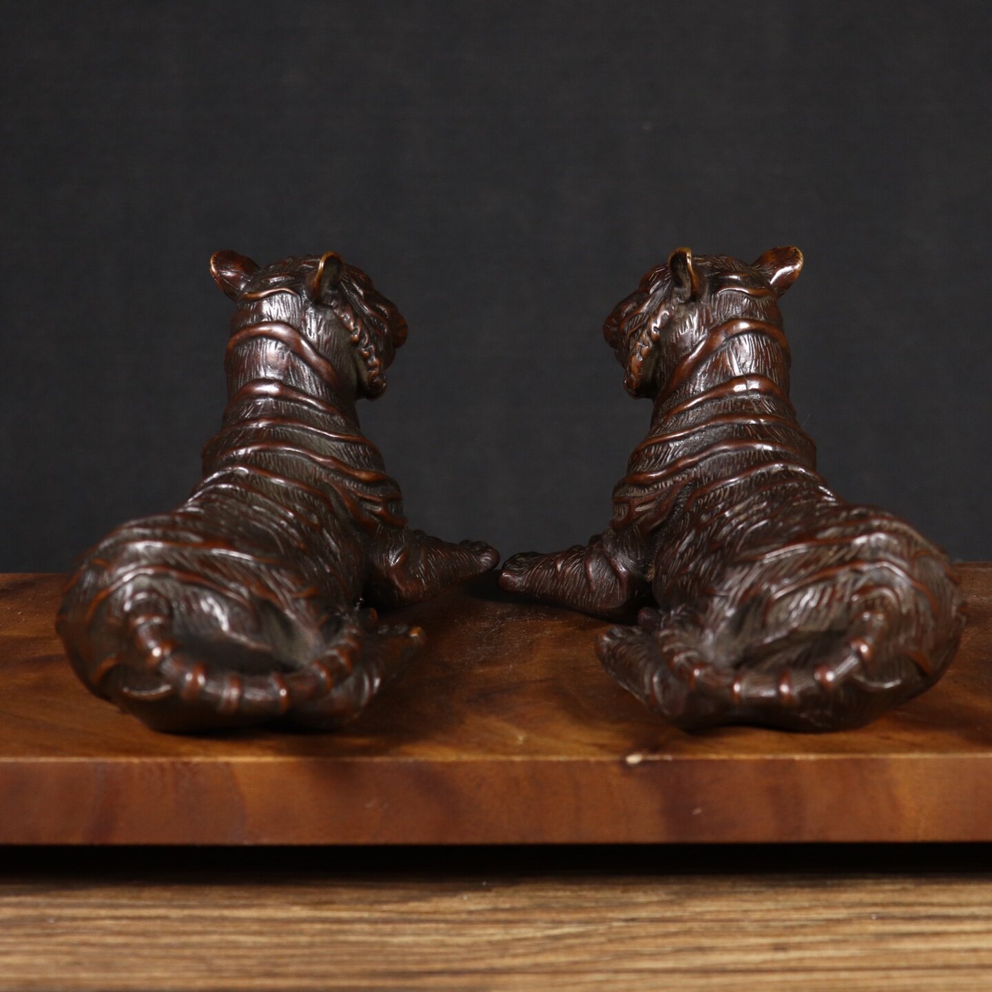 중국 풍수학 빈티지 구리 호랑이 동상 천연 녹슨 표면  - Vintage And Collectible Stores 리뷰 및 가격